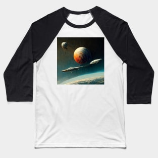 Space journey Baseball T-Shirt